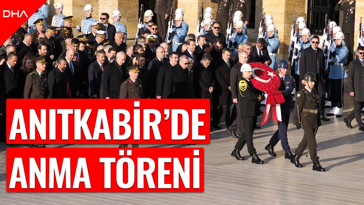 Gazi Mustafa Kemal Atatürk'ün 86'ncı vefat yıl dönümü nedeniyle Anıtkabir'de anma töreni düzenlendi