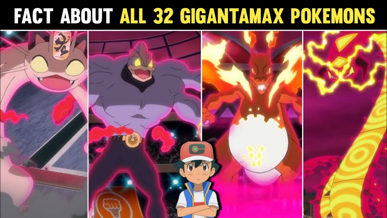 Fact About all 32 Gigantamax Pokemon Facts|Every Gigantamax Pokemon Facts|Pokemon facts|