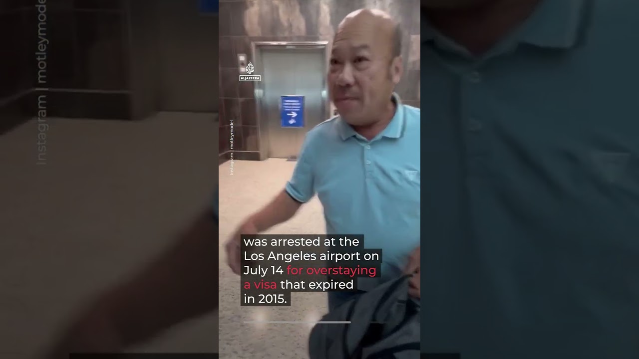 Plainclothes ICE agents manhandle man during arrest attempt | AJ #shorts