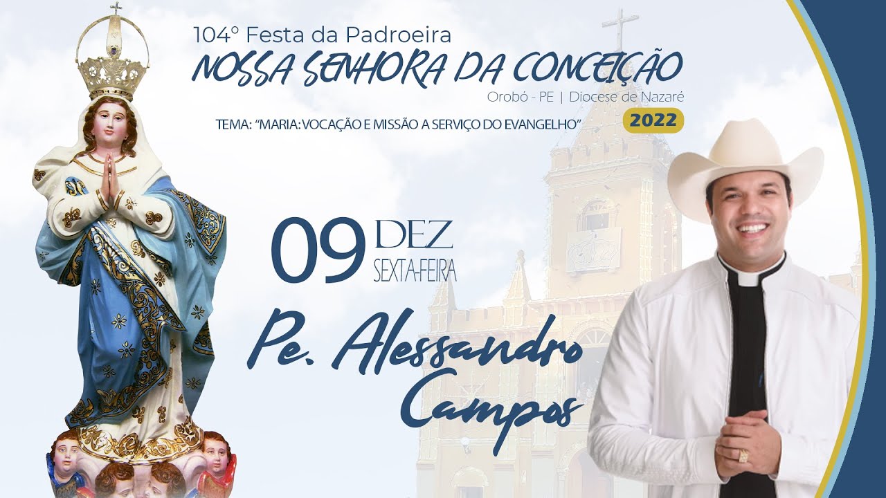 [ SHOW CATÓLICO ] PADRE ALESSANDRO CAMPOS | 09/12/2022 - 21h (OROBOTV.COM.BR)