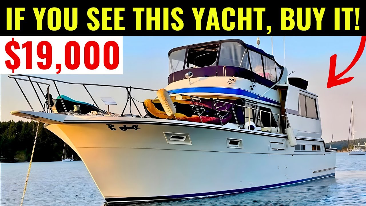 Top 35 USED Old Motor Yachts For Liveaboard That Were Made To Last Forever