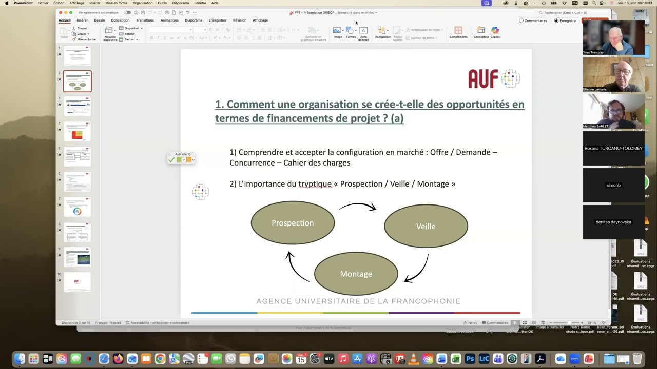 Matthieu  Barlet : Comment monter un projet multicentrique et multipays?
