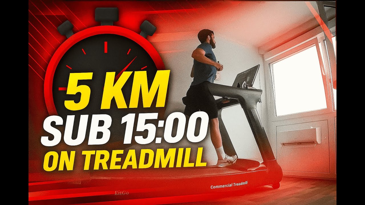 5km en sub15 minutos en cinta de correr