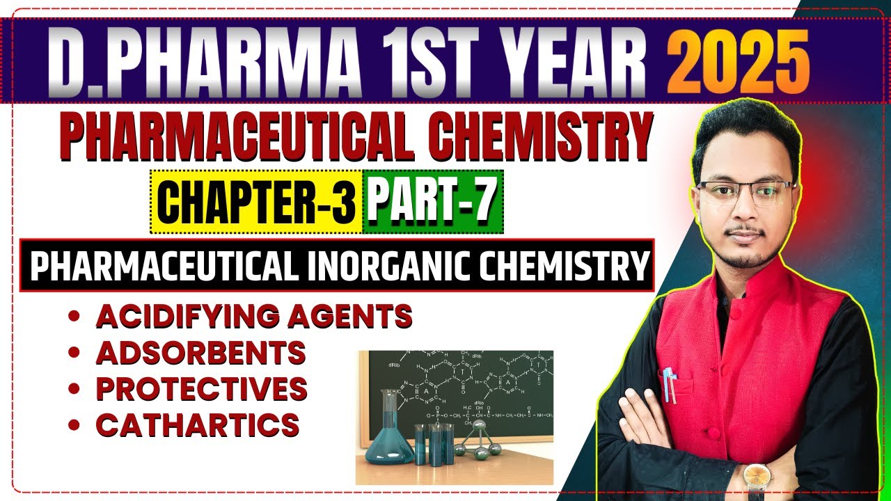Pharmaceutical Inorganic chemistry Chapter-3 (Part-7) | D.Pharma 1st Year  Pharmaceutical Chemistry