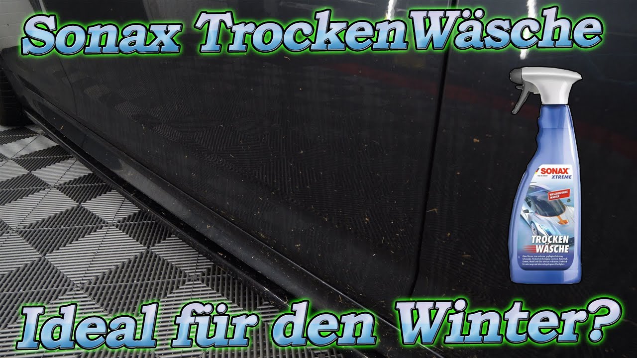 SONAX TROCKENWÄSCHE Test - Ideal für Winter und zu Hause? Lack reinigen ohne Hochdruckreiniger