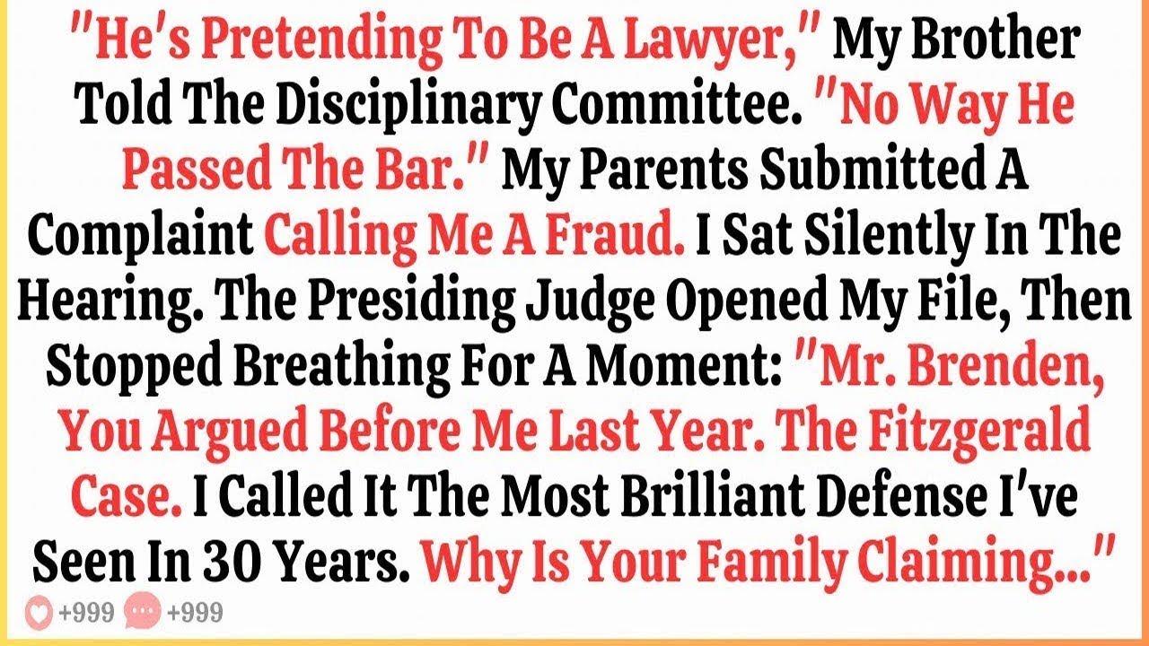 Family Reported Me To The State Bar For  Practicing Law Illegally —The Disciplinary Judge Had My