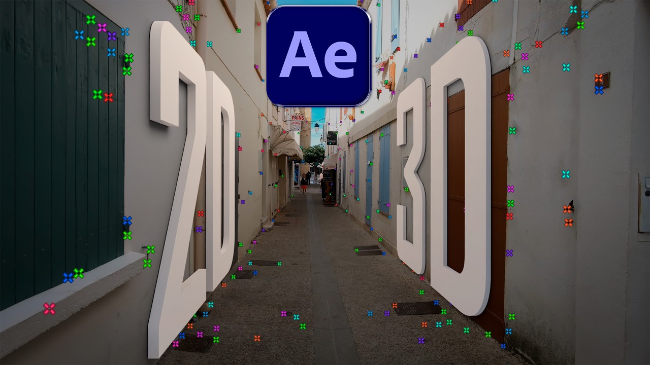 3D и 2D трекинг в After Effects 2024 &ndash; всего 7 минут!