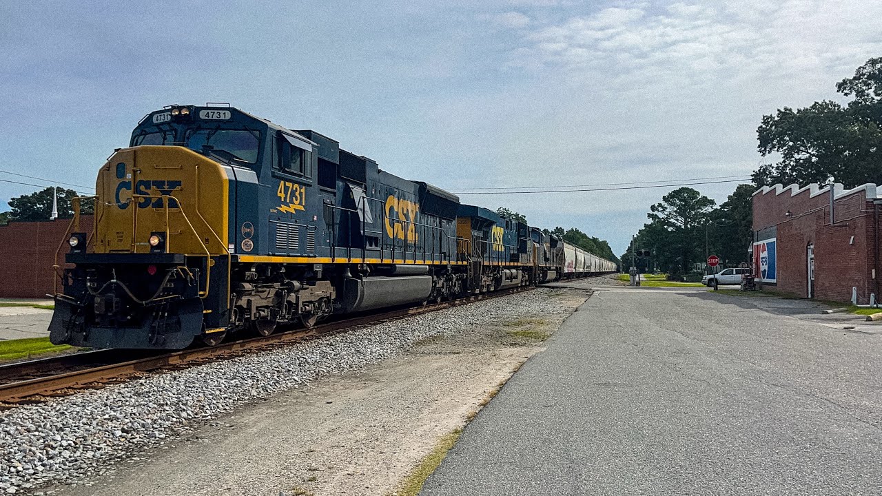 Railfanning CSXs Southend Subdivision Between Selma & Lucama NC Feat MAC Leaders A Meet & More 