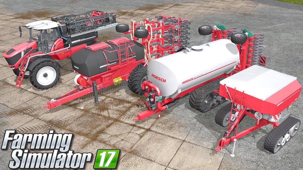 Darmowy dodatek HORSCH - prezentacja maszyn | Farming Simulator 17