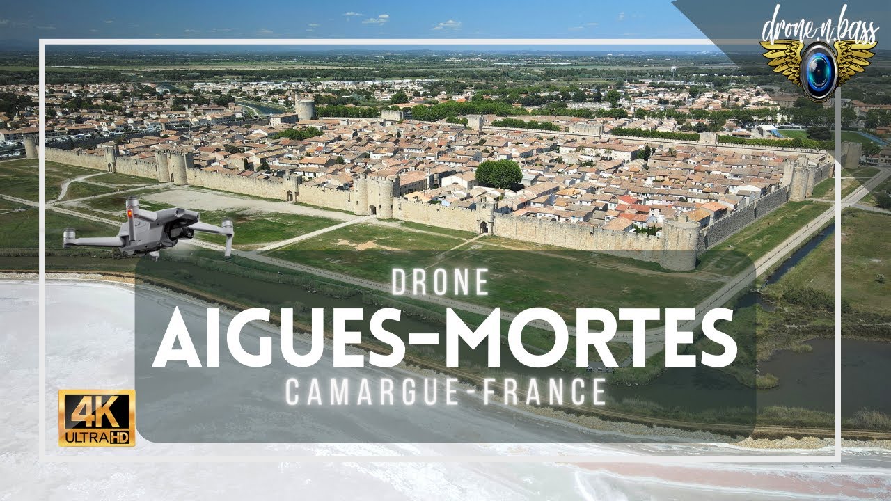 Aigues-Mortes vu du ciel 🦩🇨🇵13 |drone 4K| Camargue