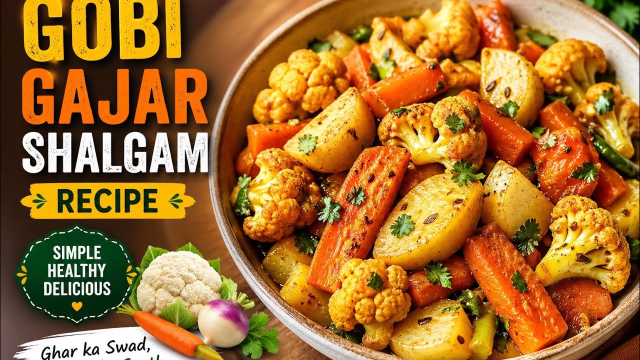 Gajar Gobi Shalgam Achar Recipe | Khatta Meetha Achar| Easy Punjabi Pickle