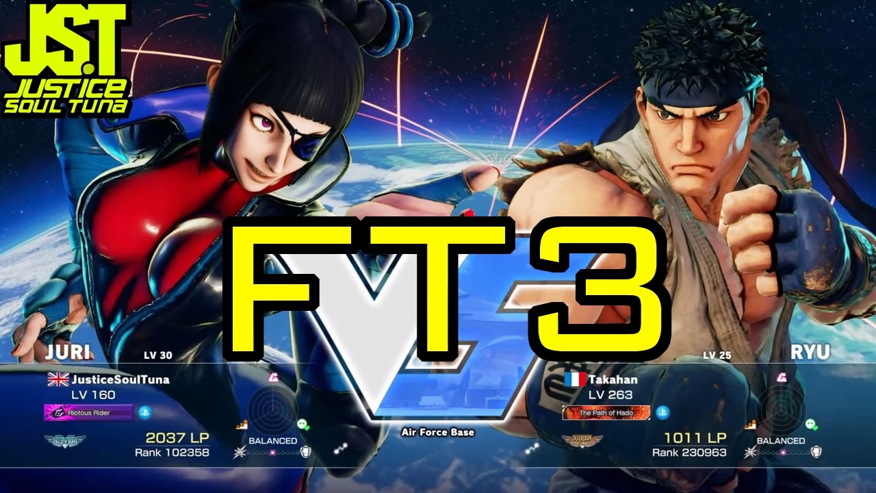 -SFV- JusticeSoulTuna (Juri) vs Takahan (Ryu) [First to 3]