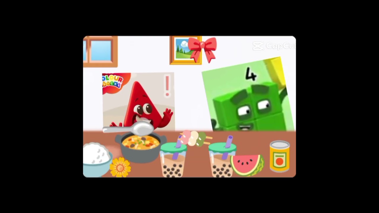 Uhhhh What The Red is Cooking Food #numberblocks #colourblocks