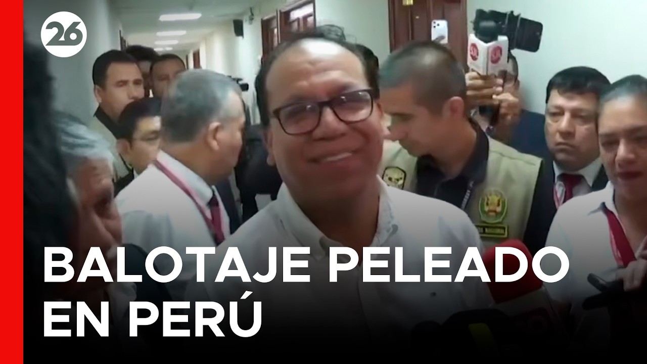 🇵🇪 BALOTAJE EN PER&Uacute; | Fujimori ampl&iacute;a su ventaja sobre S&aacute;nchez