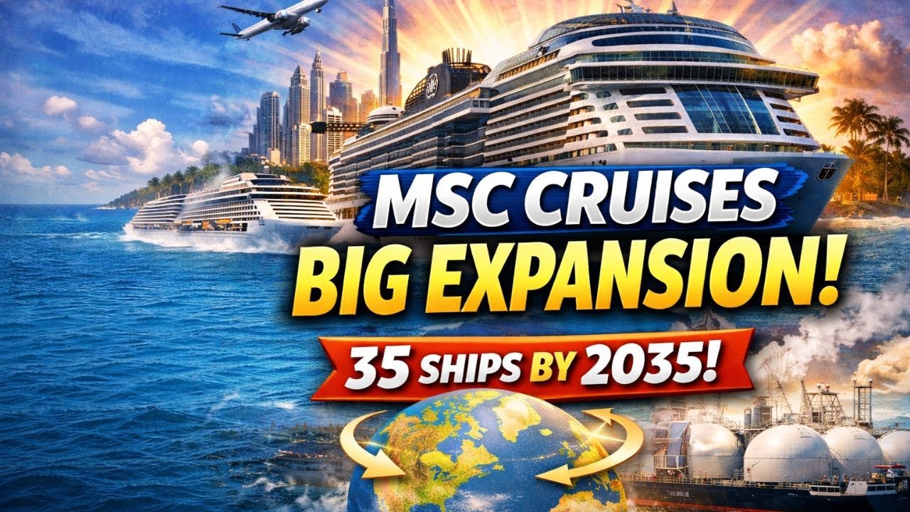 MSC Cruises: 35 Ships by 2035? The UNSTOPPABLE Expansion Explained! 🚢