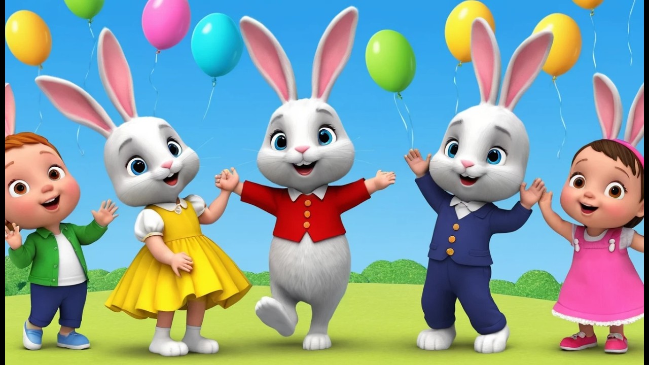 Poppy’s Party | Kids Nursery Rhymes | Fun Bunny Party Song for Toddlers & Preschool