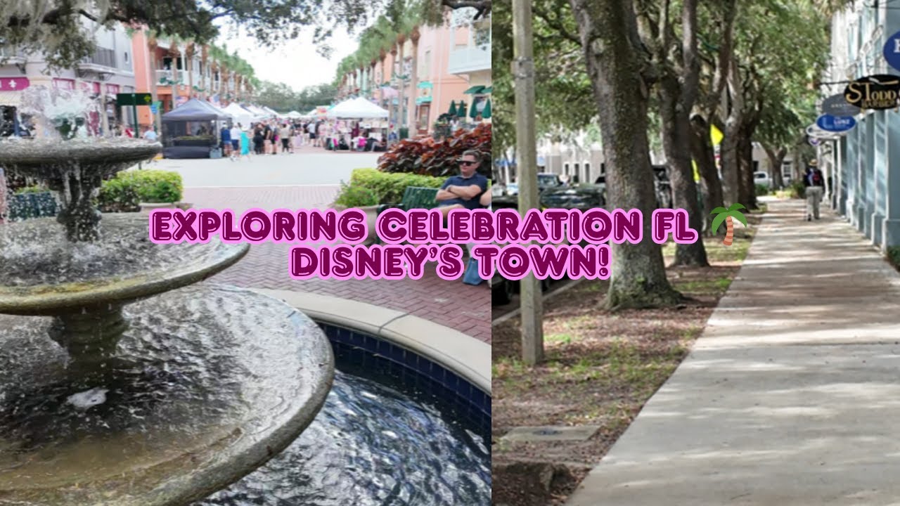 Exploring Celebration, Florida 🌴 | Disney’s Dream Town with Small-Town Charm