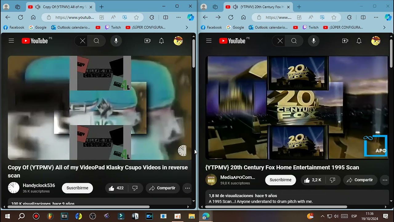 YTPMV All of my VideoPad Klasky Csupo Videos in reverse scan Vs YTPMV 20th Century Fox Home Entertai