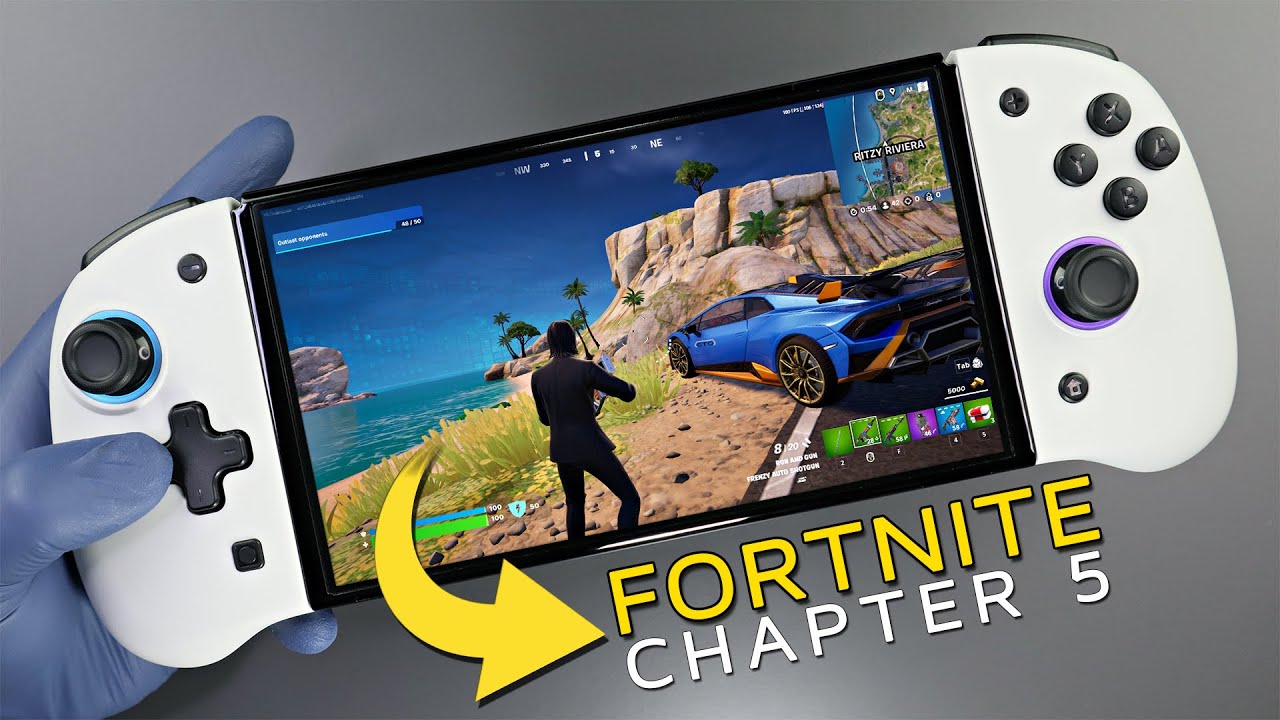 Fortnite Chapter 5 Nintendo Switch OLED Gameplay