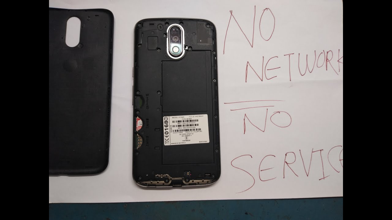 Moto G4,G4play,G4 plus No network No Service Solution