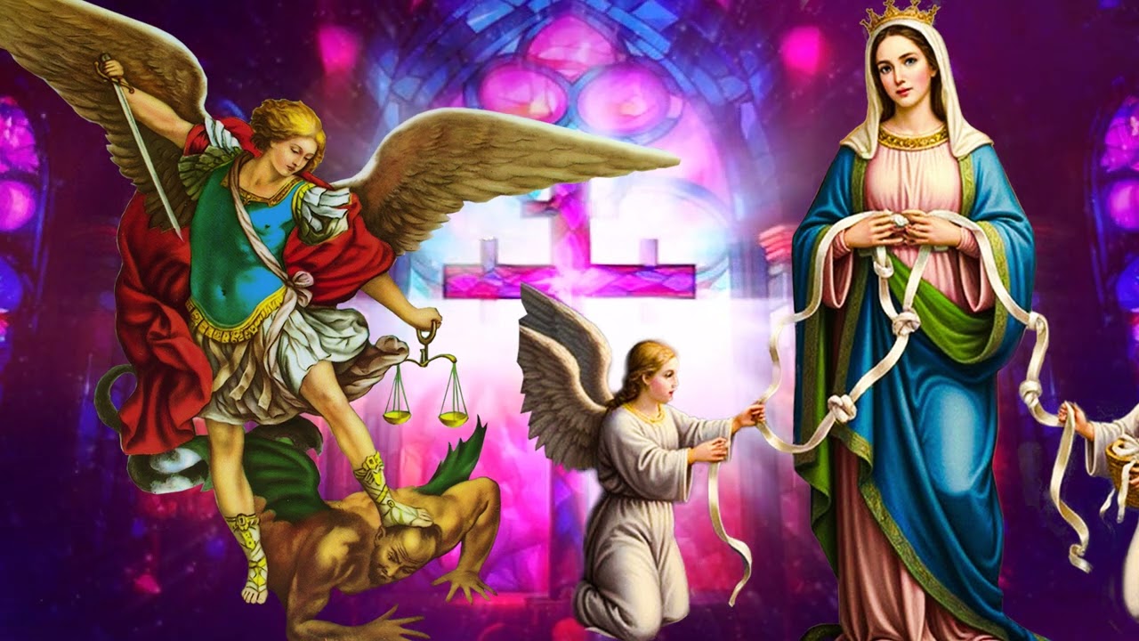 Prière Pour DÉBLOQUER Toute  SITUATION IMPOSSIBLE🙏MARIE QUI DÉFAIT les NŒUDS & SAINT MICHEL ARCHANGE
