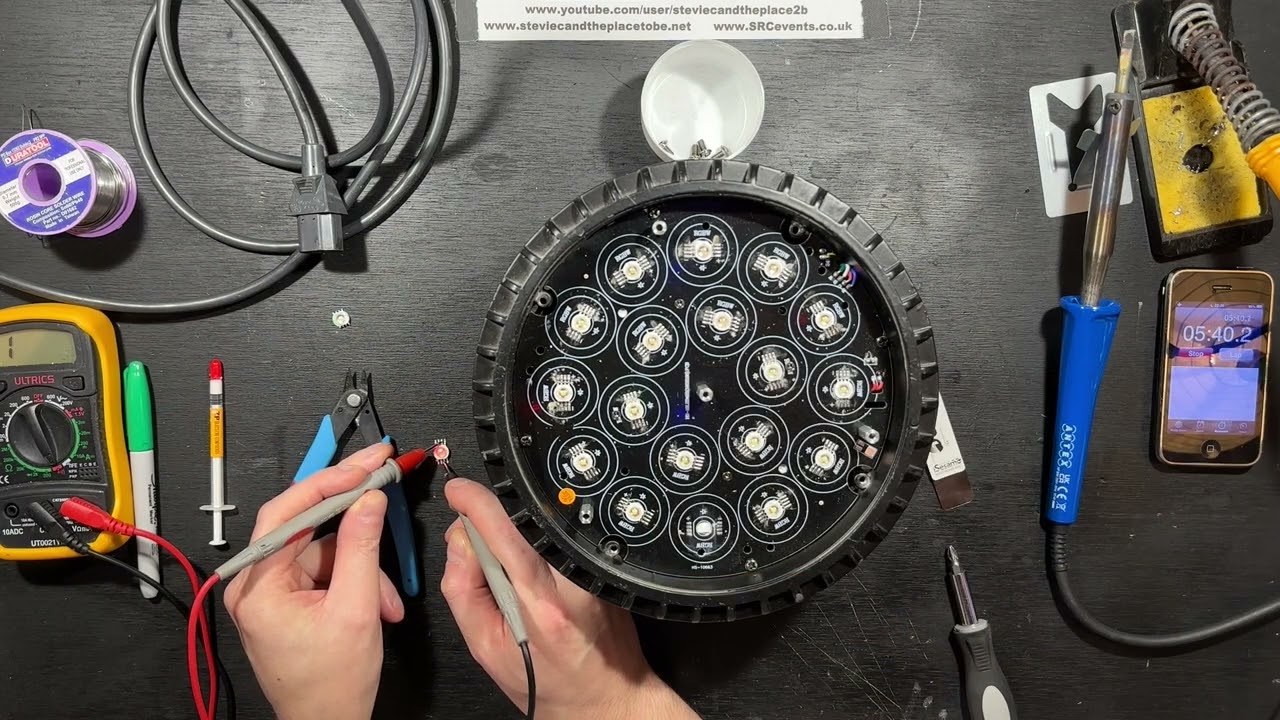 Update: RGBW LED PARcan Repair Technique (UKing)