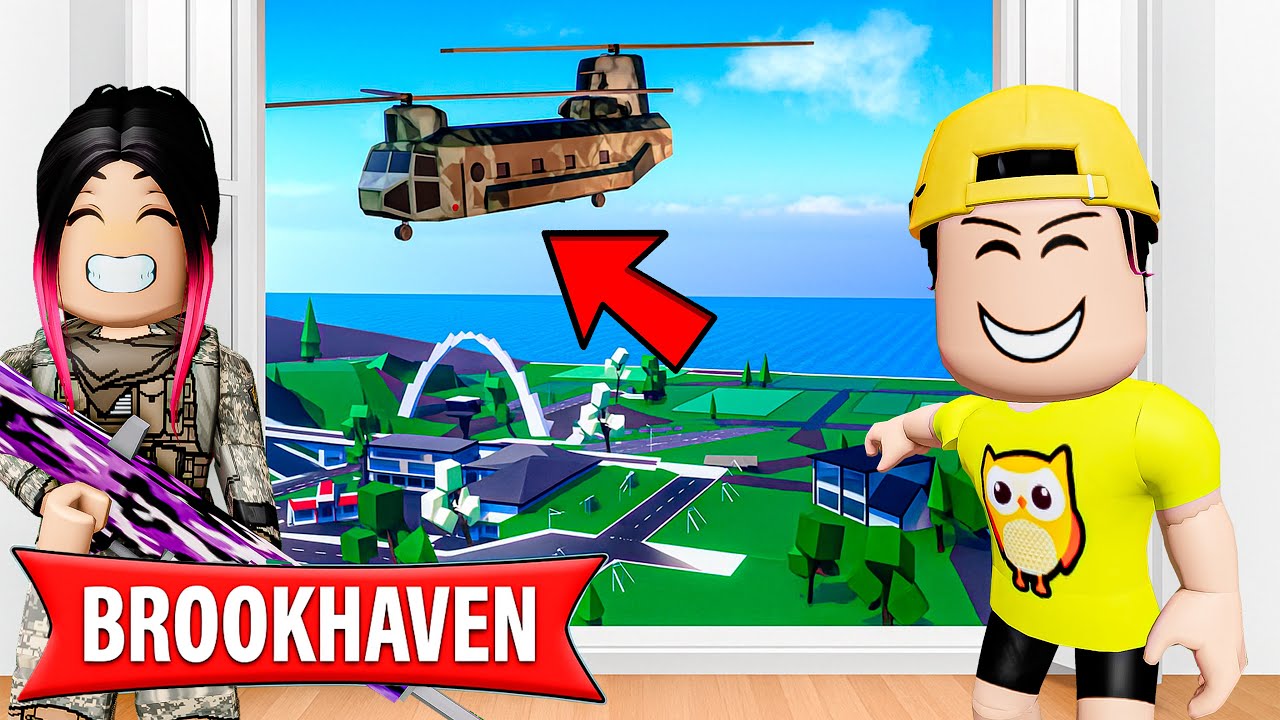 NOVA ATUALIZAÇÃO MILITAR NO BROOKHAVEN! (Helicópteros, Props e mais)