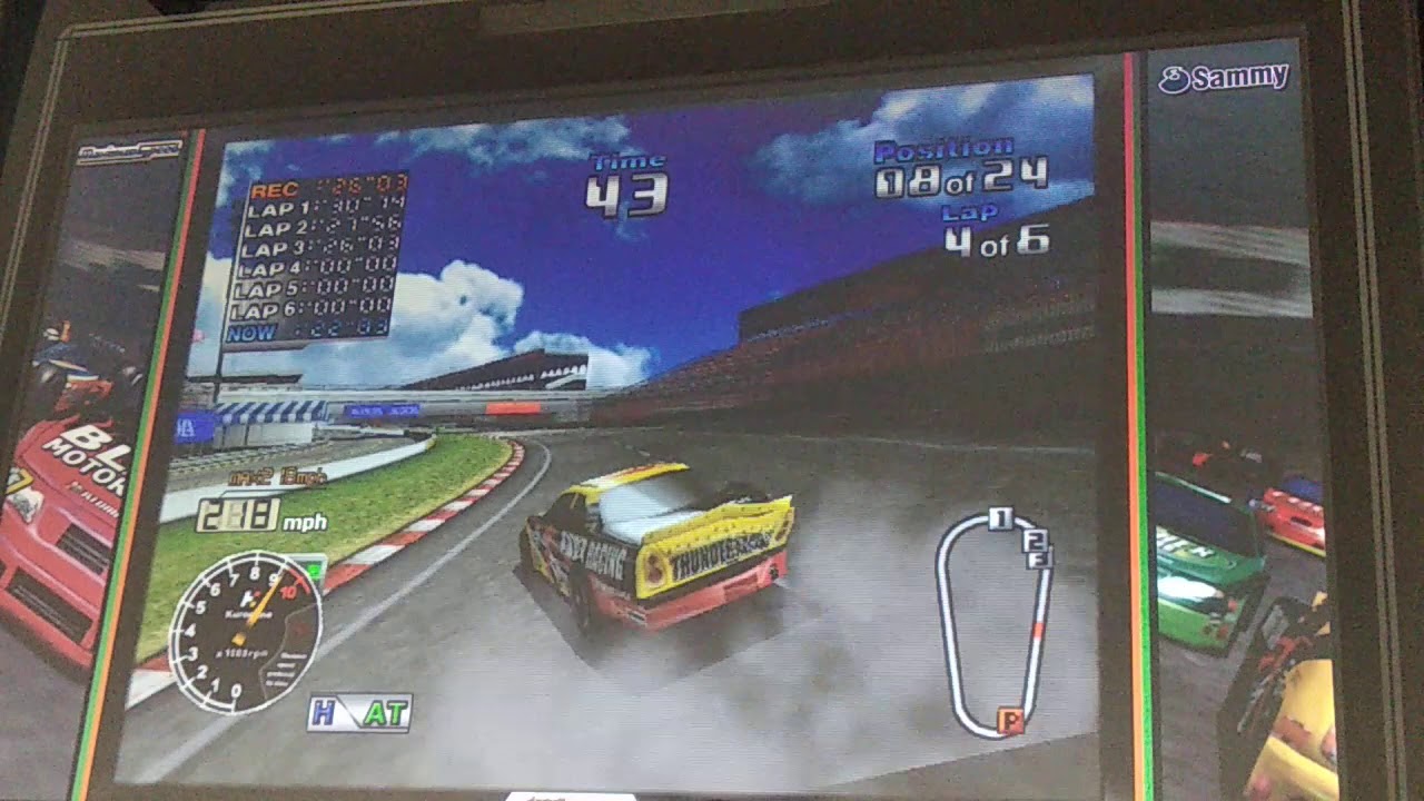 M&aacute;ximum speed (juego de conducci&oacute;n de la placa atomiswave)