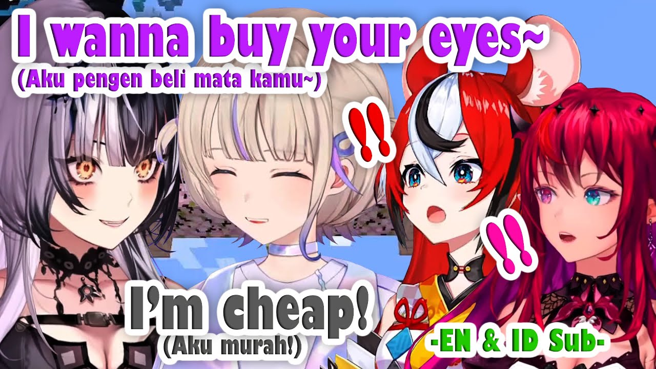 IRyS, Bae, Kronii, Shiori, Ririka, Hajime, Suisei Talk About Eyes, But It Turns Weird [Hololive]