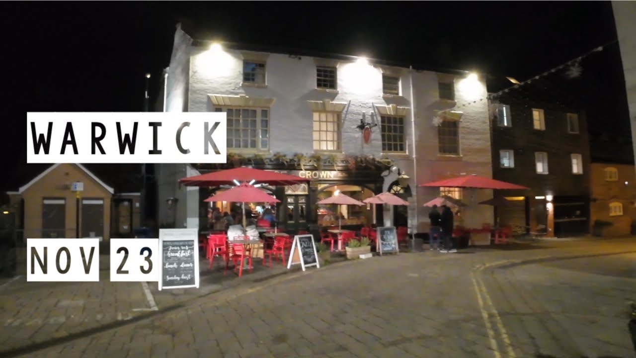 Warwick Town Centre Night Walk (Nightlife) | Best Pubs and Bars In Warwick, Warwickshire, England UK