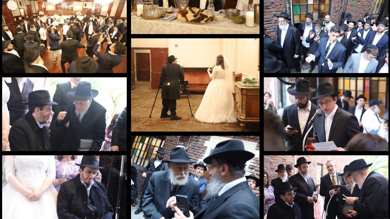 Mariage de Mendel Ohayon (Paris) & Malka (Australie) à Crown Heights devant le 770