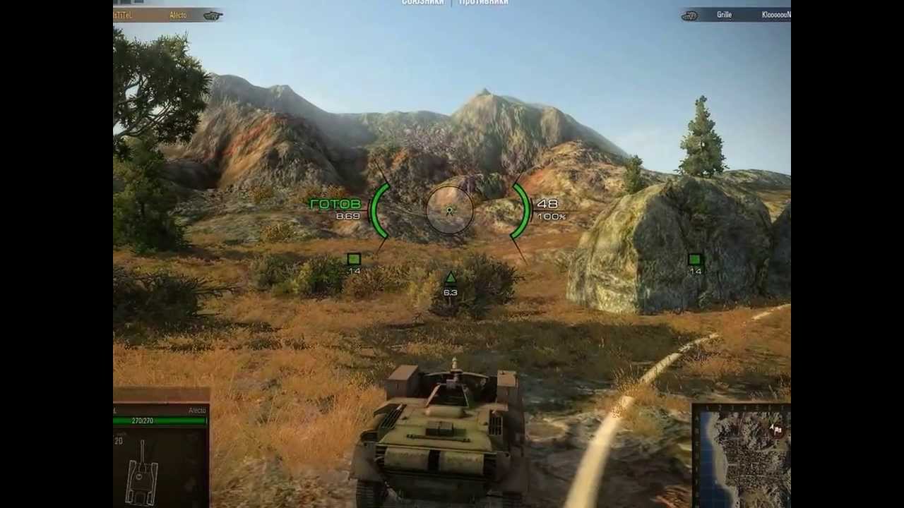 WoT Позиции для арты на карте Южный берег