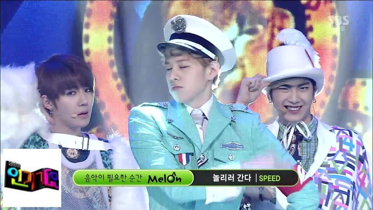 [SPEED SPEED] - Собираюсь сыграть @ популярную песню Inkigayo 140309