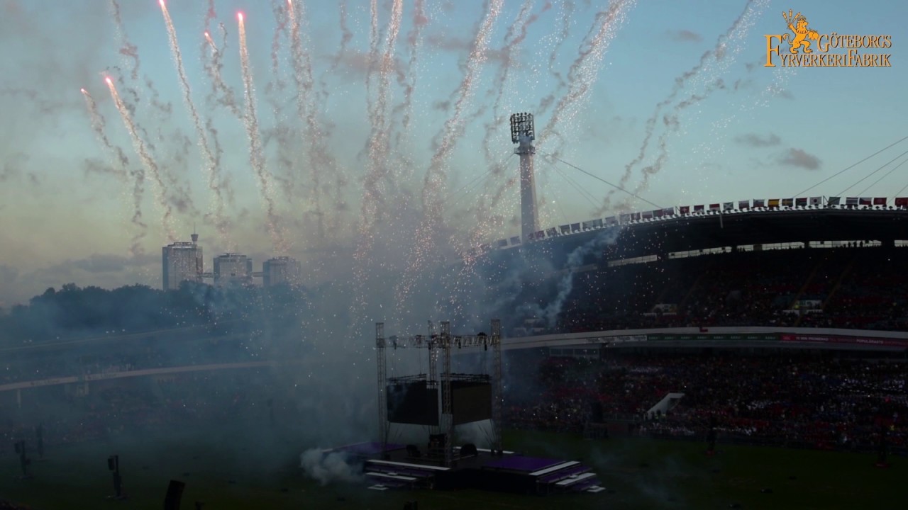 Fire works from Gothia Opening Ceremony 2017