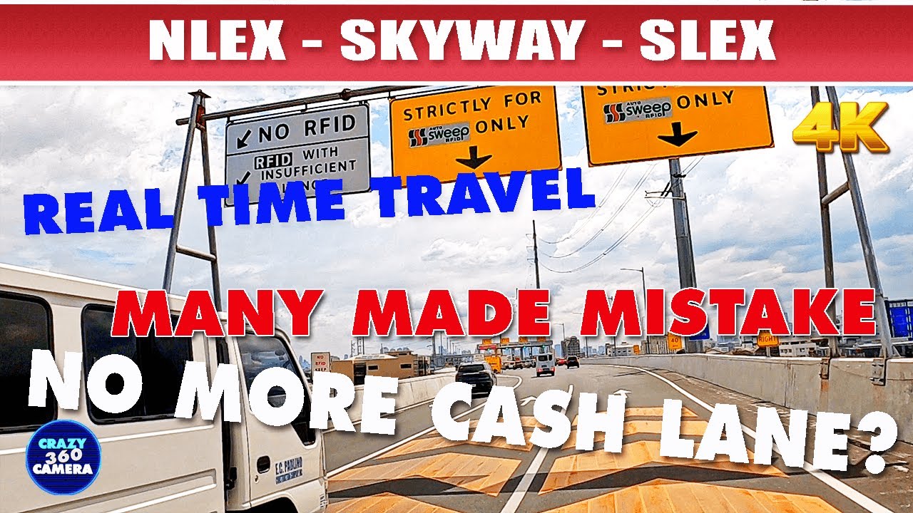 SKYWAY STAGE 3 - NO MORE CASH LANE? | NLEX TO SKYWAY STAGE 1,2,3 TO SLEX  SUCAT EXIT PARANAQUE | 4K