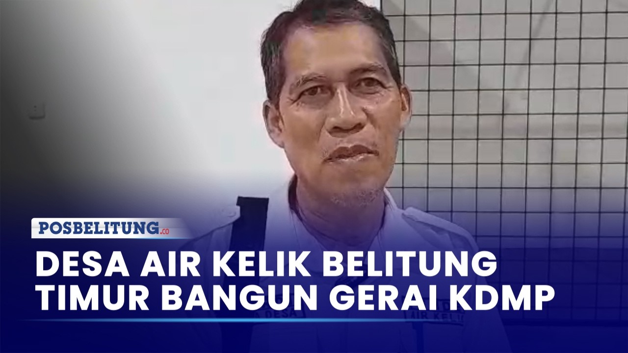 Desa Air Kelik Belitung Timur Bangun Gerai KDMP, Pangkas Dana Desa 60 Persen