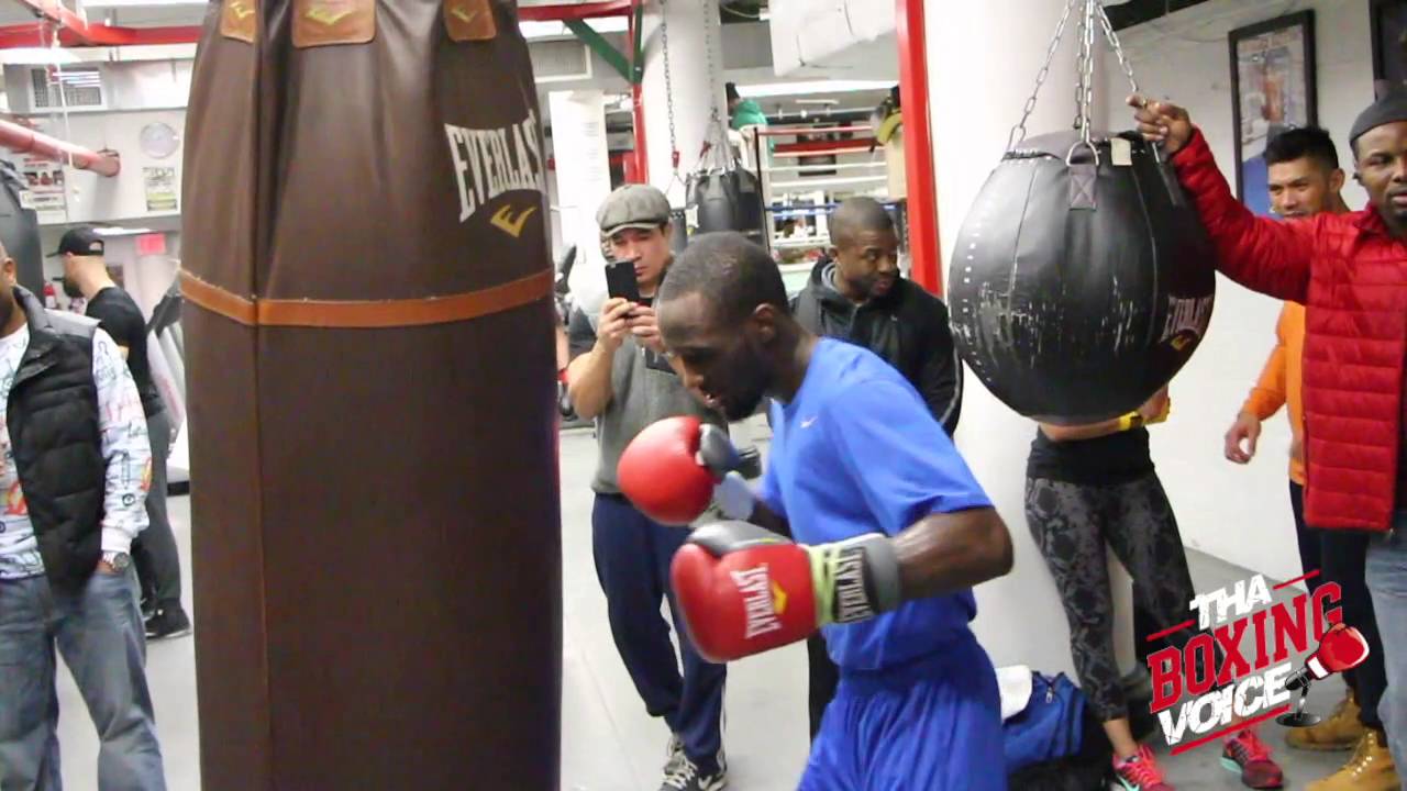 Terence Crawford vs Hank Lundy Heavy Bag Punishment