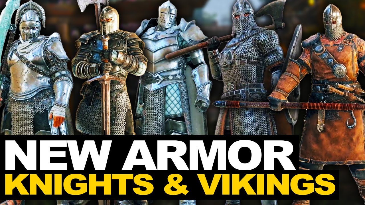 For Honor: New Armor for Knights & Vikings | Y8S1 Armor Variations Showcase