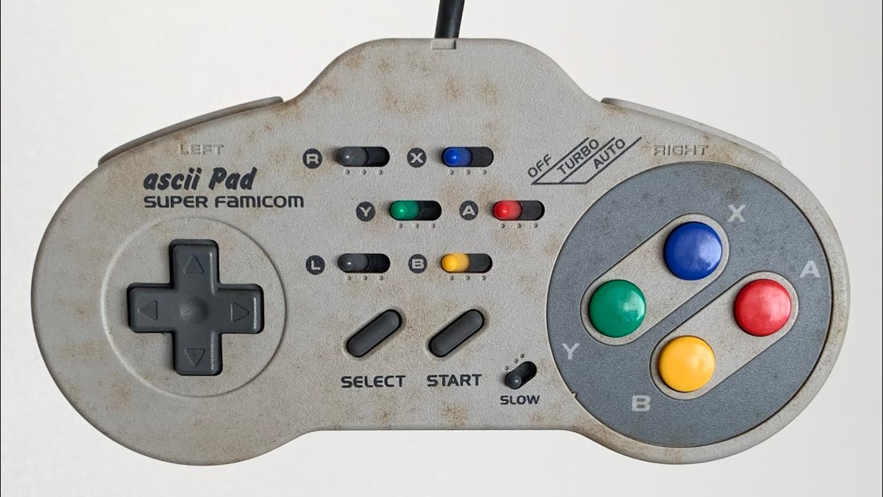 Cleaning up a gross ASCII Pad for the Super Famicom