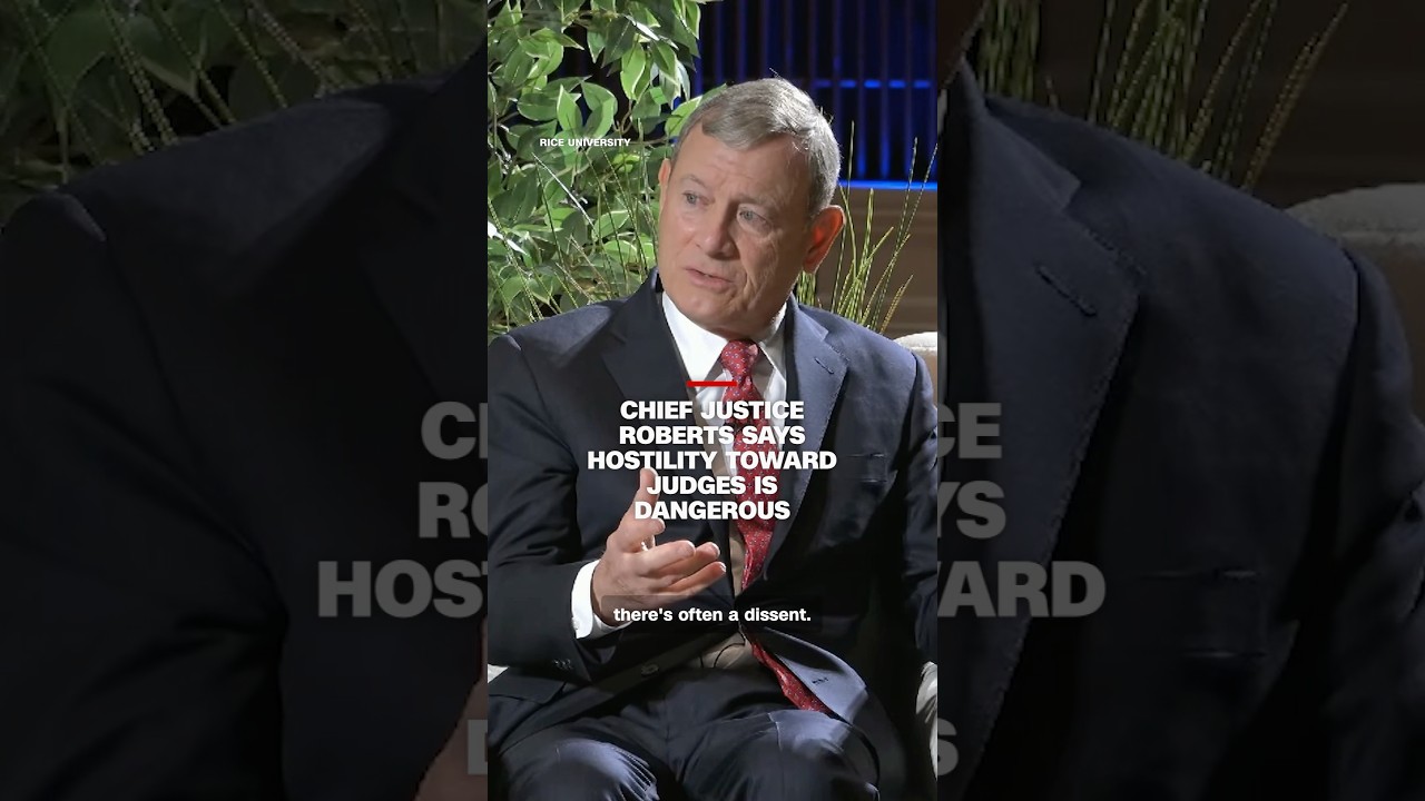 Chief Justice Roberts says hostility toward judges is dangerous