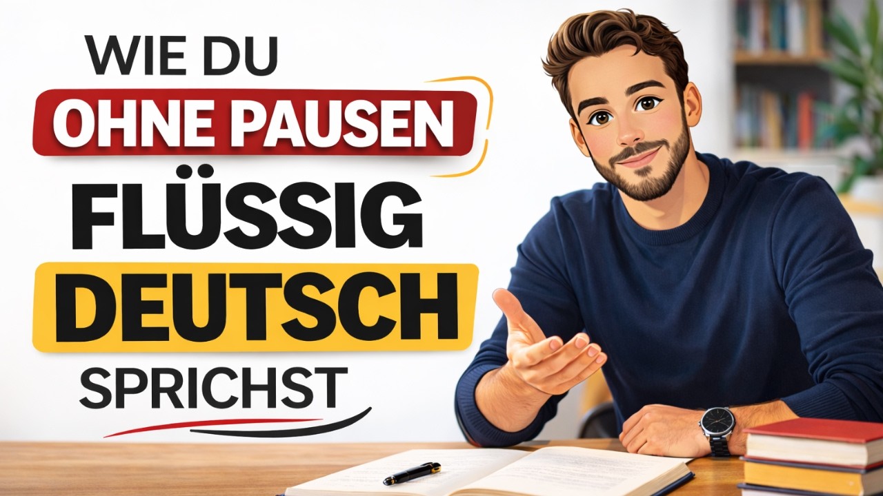 Wie du ohne Pausen flüssig Deutsch sprichst | Deutsch sprechen B2–C1