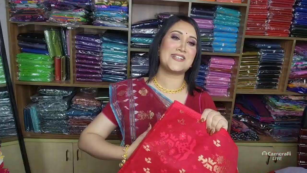 অরিজিনাল ঢাকাই জামদানী শাড়ির লাইভ ২০২৬ | Original Dhakai Jamdani Saree  2026 | Rong Polli - রঙপল্লী
