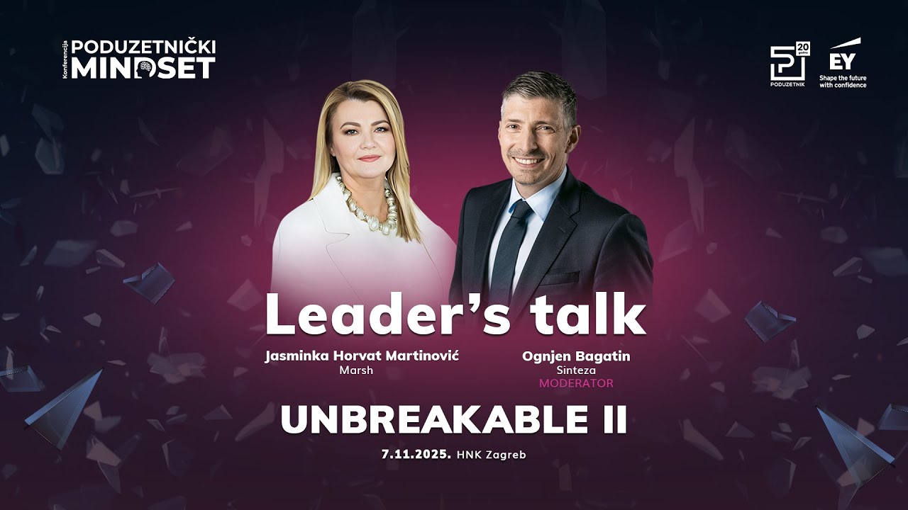 Leader's Talk: Jasminka Horvat Martinović i Ognjen Bagatin, Poduzetnički mindset 2025., HNK Zagreb