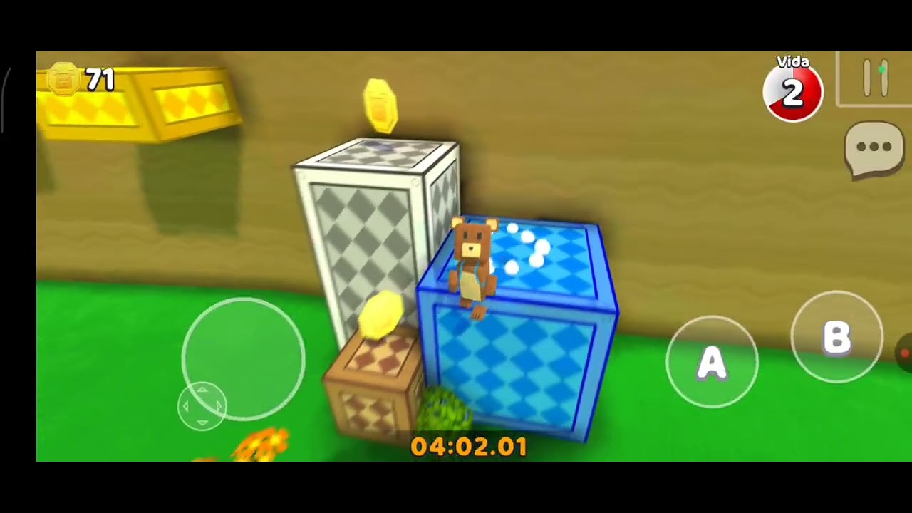 Jogando super Bear adventure episódio 1 derrotando o Golem tartaruga 