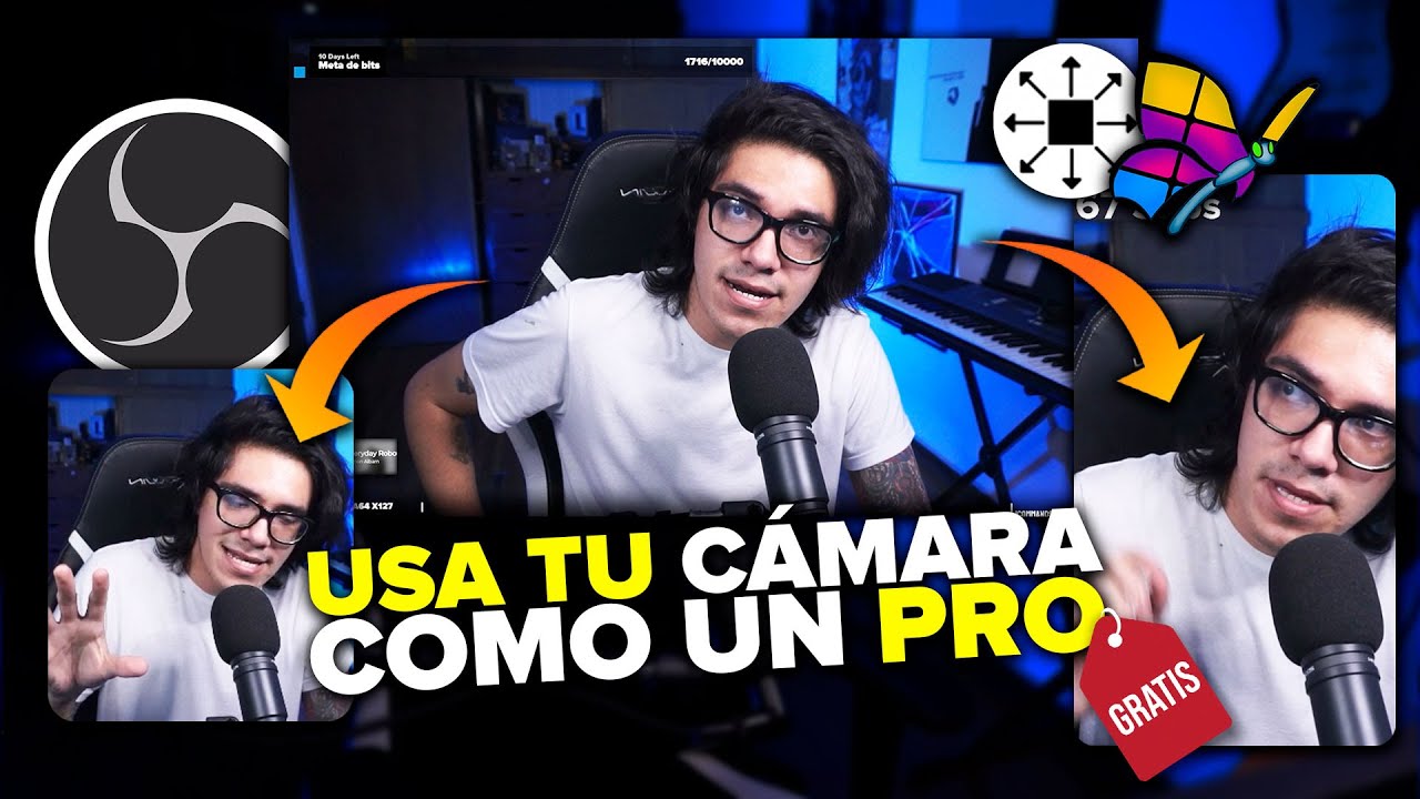 UTILIZA ESTE TRUCO EN OBS PARA MOVER TU CAMARA CON UNA SOLA FUENTE GRATIS | Tutorial | UrbVic