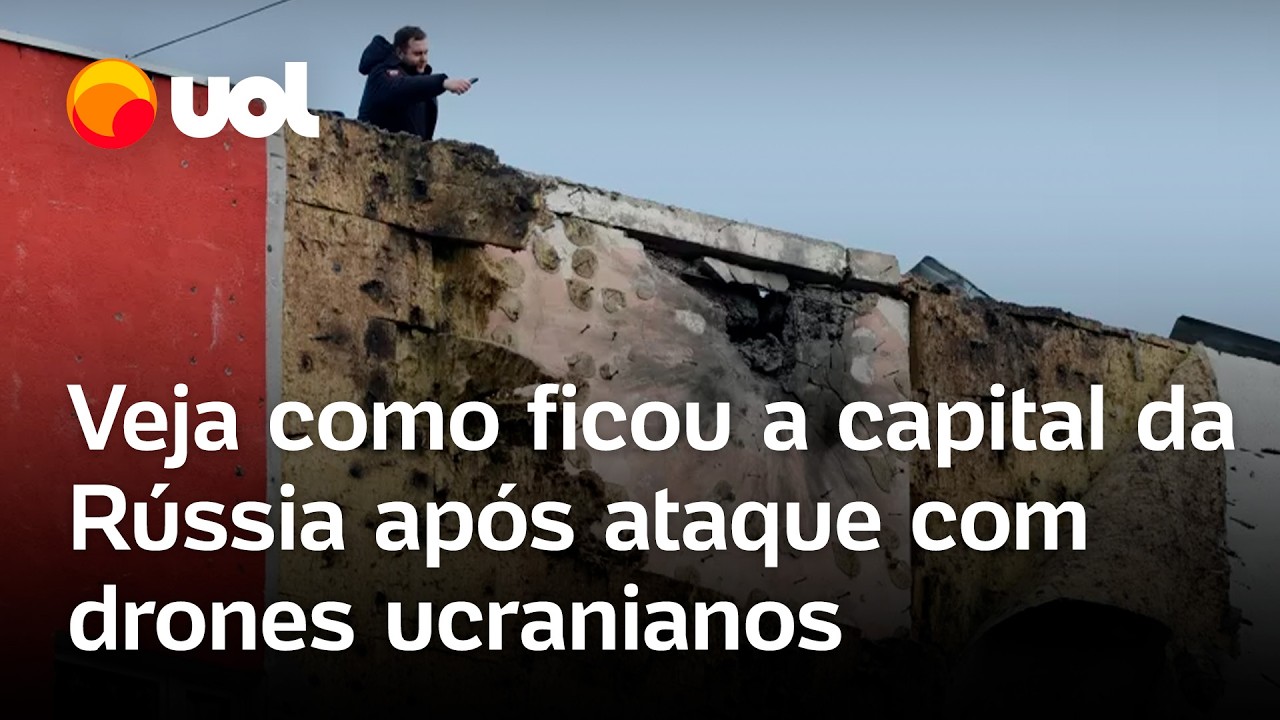 Ucr&acirc;nia ataca a R&uacute;ssia: v&iacute;deos mostram pr&eacute;dios e carros destru&iacute;dos em Moscou ap&oacute;s ataque com drones