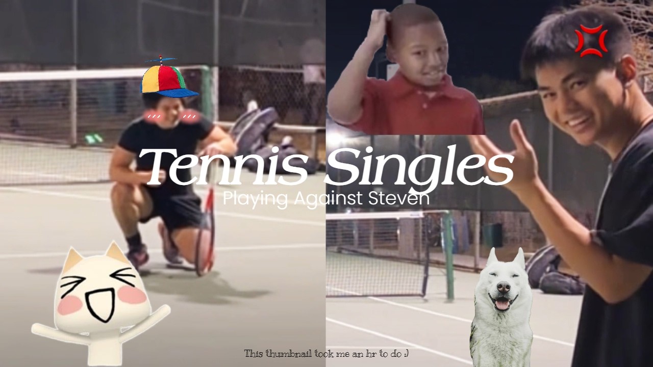 Did I play well against my rival? | Singles Tennis w/ Steven