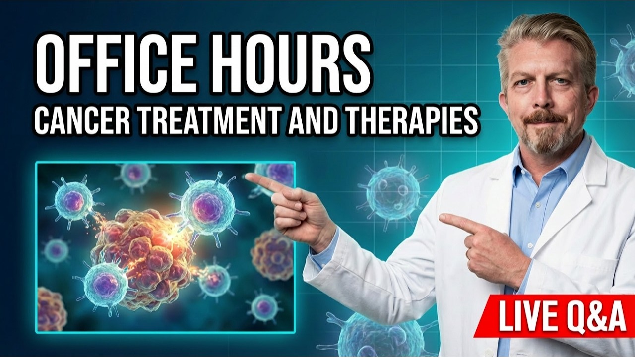 Cancer Supplements, Chemo Side Effects & Immunotherapy: Live Q&A with a Cancer Drug Designer