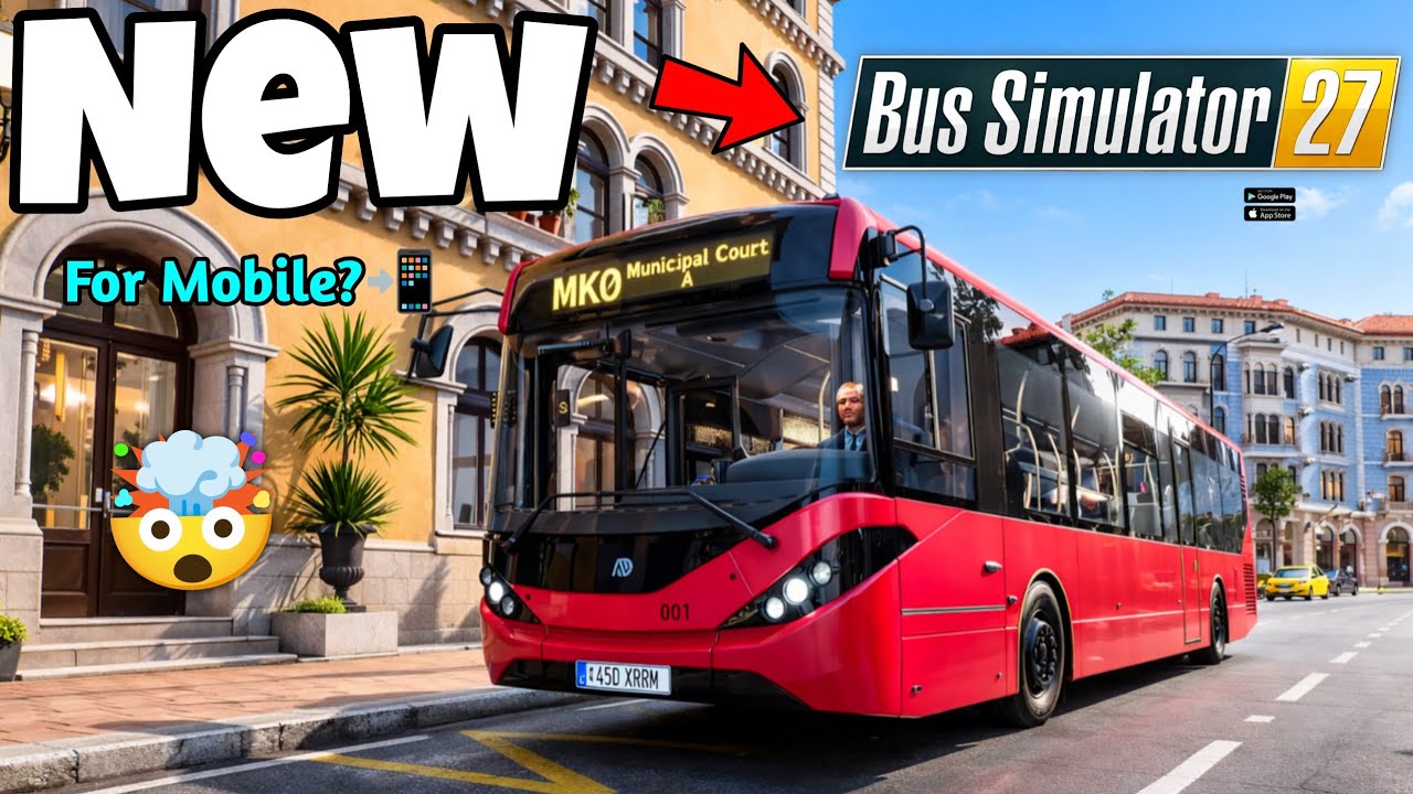Наконец-то! Анонсирован запуск Bus Simulator 27🎉 Возможен мобильный релиз🔥🤯