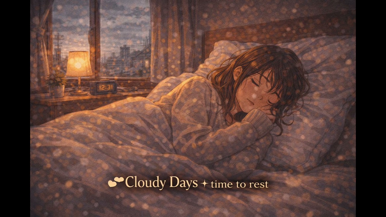 【作業用BGM睡眠用BGM】Cloudy Days + time to rest